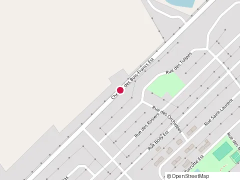 Location of Maçonnerie Bolduc at 526 Chem. des Bois Francs O, Thetford Mines