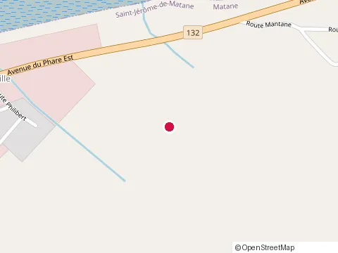 Location of Maconnerie Brisson at 795 Rue des Champs, Matane