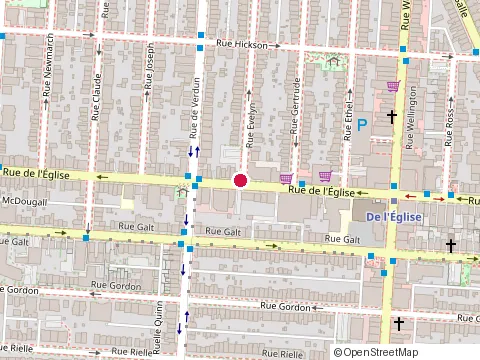 Location of Maçonnerie Codina Kerry Inc. at 4060 Rue Evelyn, Montréal
