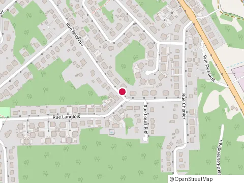 Location of Maçonnerie d.I.M., Magog
