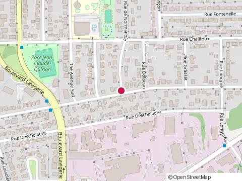 Location of Maconnerie Daniel Bureau at 469 Rue de Normandie, Sherbrooke