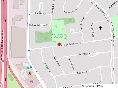 Location of Maconnerie Denis Huot at 142 Rue de Saint-Pierre, Saint-Jérôme