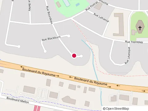 Location of Maconnerie Gilles Pineault Inc at 2354 Rue Bourdeau, Jonquière