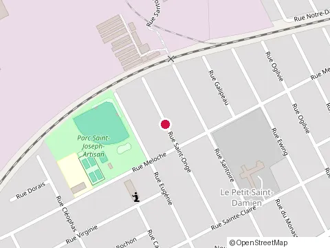 Location of Maconnerie Jean-Guy Rochefort at 136 Rue St Onge, Salaberry-de-Valleyfield