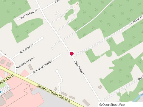 Location of Maçonnerie Joslabrique Inc at 614 Côte Bédard, Québec