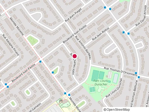 Location of Maconnerie Laval Enr at 1795 Rue Charles-Valin, Laval