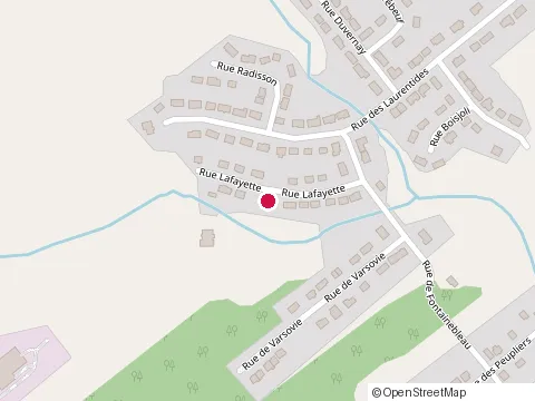 Location of Maçonnerie Lmi at 448 Rue Lafayette, Shawinigan