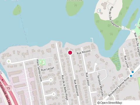 Location of Maçonnerie Marc Enr at 1-45 Rue Bertrand, Laval