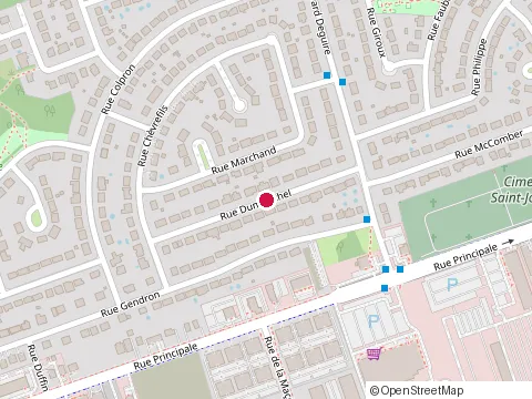 Location of Maconnerie Martel at 134 Rue Dumouchel, Châteauguay