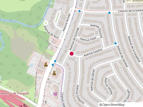 Location of Maçonnerie Monarque at 15 avenue Goethe, Candiac