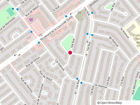 Location of Maçonnerie P Bibeau Enr. at 96 Rue 16, Laval