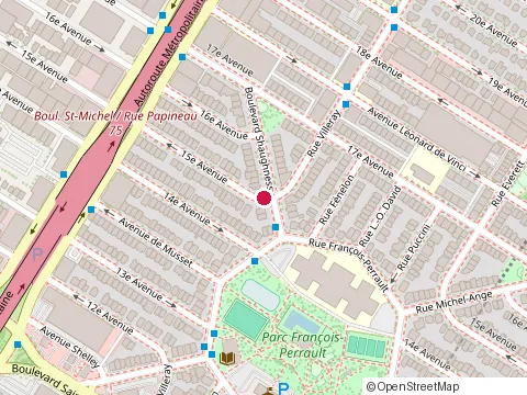 Location of Maçonnerie Pierre Jordache at 7632 avenue 15E, Montréal