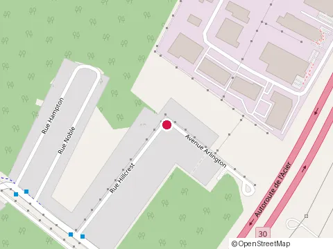 Location of Maçonnerie Réjean Roy Inc at 3940 Rue Hillcrest, Saint-Hubert