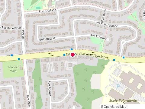 Location of Maconnerie S G E C Inc at 208 la Verendrye E, Gatineau