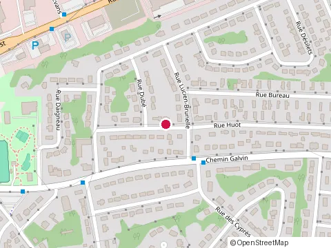 Location of Maconnerie S Lemay et Freres at 1977 Rue Huot, Sherbrooke