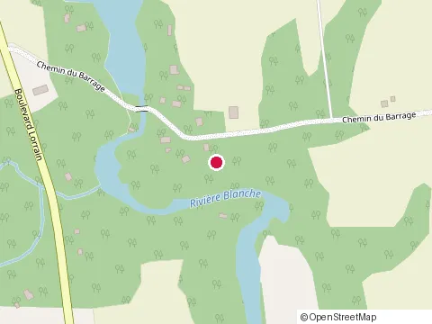 Location of Maçonnerie S. Cardinal at 87 Chem. du Barrage, Gatineau