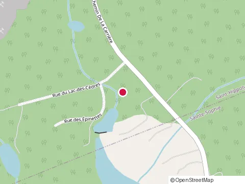 Location of Maconnerie Sauvé Inc. at 611 Rue des Épinettes, Saint-Hippolyte