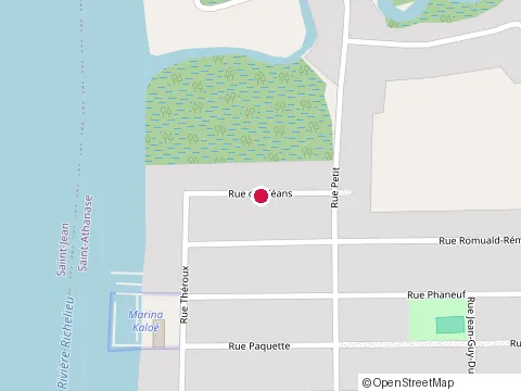 Location of Maçonnerie Sur Mesure Inc. at 160 Rue d'Orleans, Saint-Jean-sur-Richelieu