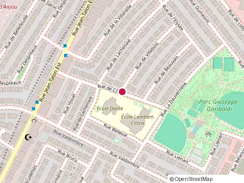 Location of Maconnerie Villebois Inc at 6307 Rue Villebois, Saint-Léonard