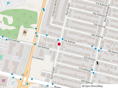 Location of Maçonnerie Yvon Pouliot at 14206 Rue Forsyth, Pointe-aux-Trembles