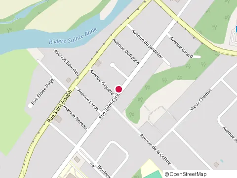 Location of Maconneries Gilles Ouellet Inc at 774 Rue St Cyrille, Saint-Raymond