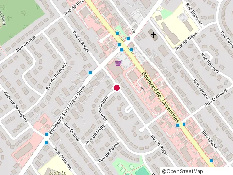 Location of Mad Boxe et Fitness Inc at 1837 Rue le Royer, Laval