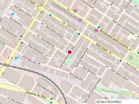 Location of Mafiche.Info at 101 Avenue Mozart O, Montréal