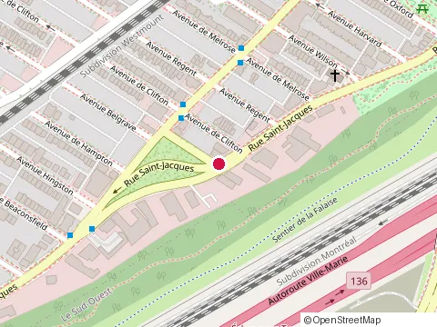 Location of Mafra Auto Repairs at 5925 St Jacques, Montréal