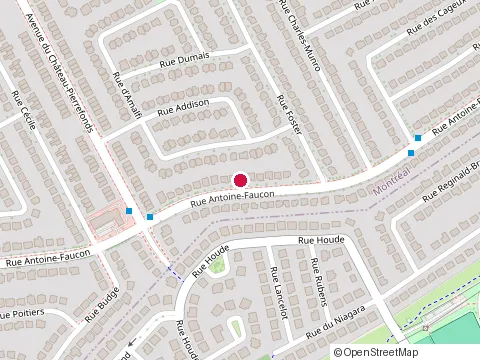 Location of Magnani Lucia Dr at 17910 Antoine-Faucon St, Montréal