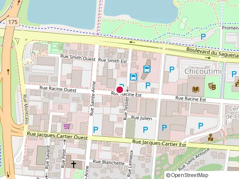 Location of Maillon (le) at 232 Rue Tessier, Chicoutimi