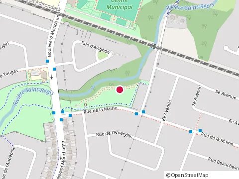 Location of Maintenance Tbm at 163 5E Av, Saint-Constant