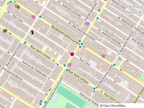 Location of Maintenance-Renovation Joe at 4559 Rue Clark, Montréal