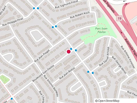 Location of Maison de Beaute Jose Leblond at 440 boulevard Ivan-Pavlov, Laval