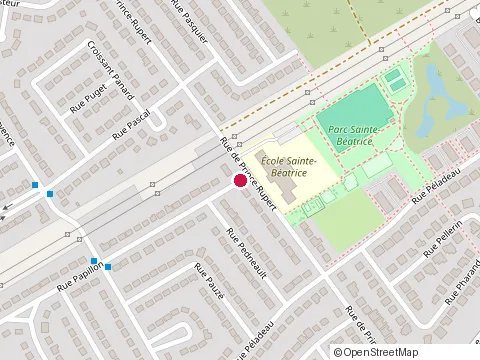 Location of Maison de Beaute Papillon at 441 Rue Papillon, Laval