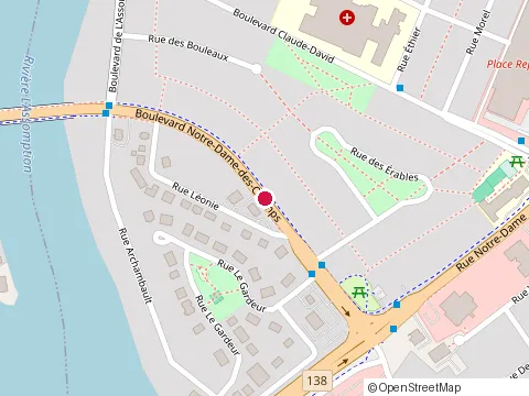 Location of Maison de la Famille la Parenthèse (la) at 222 Boulevard Notre-Dame-des-Champs, Repentigny