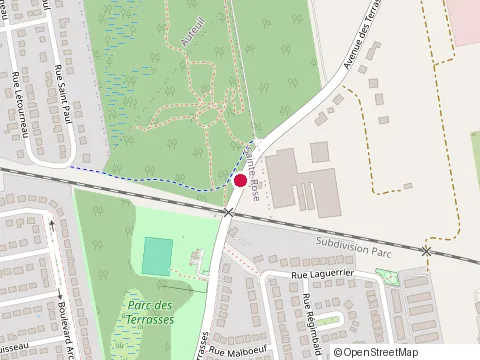 Location of Maison de la Maconnerie at 60 avenue des Terrasses, Laval