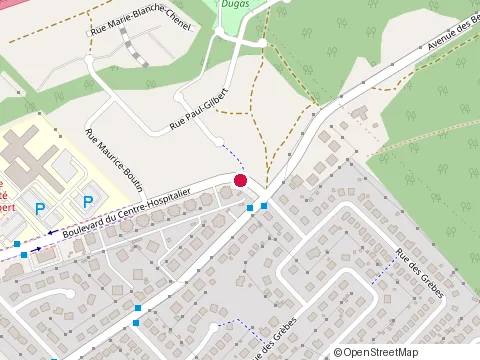 Location of Maison de Quartier de Levis at 8069 Boulevard du Centre-Hospitalier, Lévis