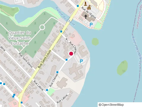 Location of Maison de Soins Palliatifs Sercan at 50 Rue Chenier, Saint-Eustache