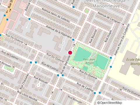 Emplacement de Maison des Jeunes Magi de Mercier-Ouest Inc au 6110 Rue de Marseille, Montréal