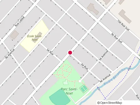 Location of Maison du Boisé at 7461 3E Rang, Thetford Mines