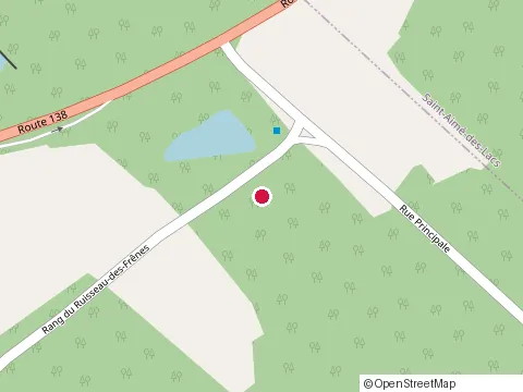 Location of Maison du Bootlegger at 110 Rang du Ruisseau des Frenes, La Malbaie