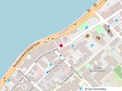 Location of Maison du Spaghetti Rimouski at 35 Rue Saint-Germain E, Rimouski