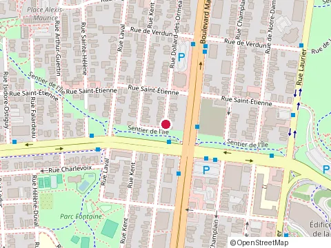 Location of Maison Gatineau Com Courtie at 20 Rue Élisabeth-Bruyère, Gatineau