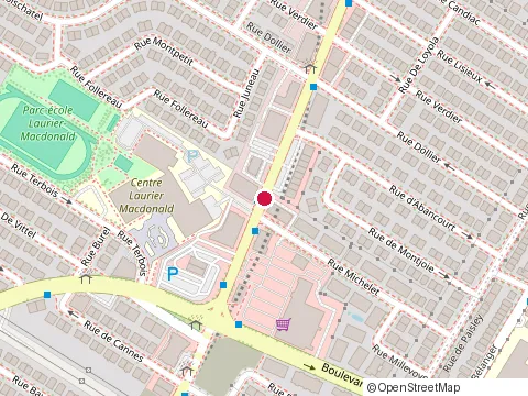 Location of Maison Istanbul at 5106 Jean Talon, Saint-Léonard