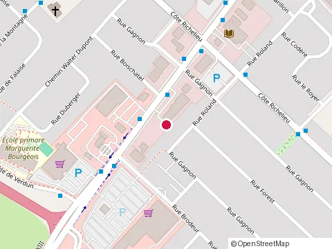 Location of Maison Jean Xxiii at 5700 Rue Roland, Trois-Rivières