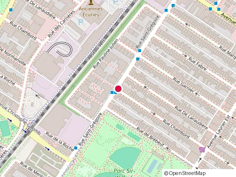 Location of Maison Laurier Restaurant at 5101 Rue Chambord, Montréal