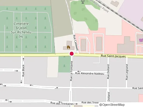 Location of Maison le Point Commun at 520 Saint-Jacques Rue, Saint-Jean-sur-Richelieu