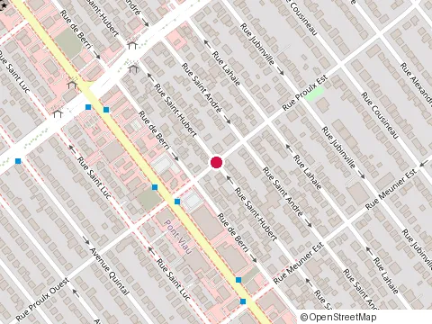 Location of Maison Médéric Beaudoin at 366 Rue St-Hubert, Laval