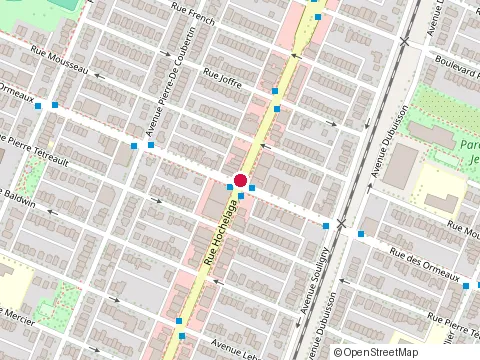 Location of Maison Mp at 8691 Hochelaga Est Est, Montréal