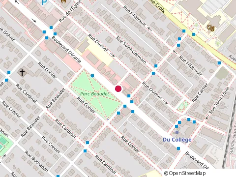 Location of Maison O Thé Saint-Laurent at 625 boulevard Décarie, Saint-Laurent